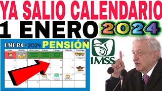 ♥️YA SALIÓ CALENDARIO OFICIAL 1 ENERO PAGOS ADULTOS MAYORES 12 MESES FECHAS EXACTAS HOY AQUÍ🎁 [upl. by Lorianne208]