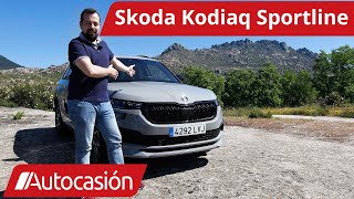 Skoda Kodiaq Sportline 2022 Prueba  Test  Review en español  Autocasión [upl. by Walcott]