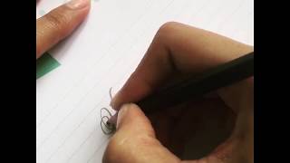 How To Do Calligraphy with a Pencil [upl. by Riatsala557]