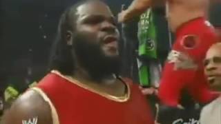 Mark Henry Destroys Booker T amp Hurricane Raw 2003 [upl. by Vevay]