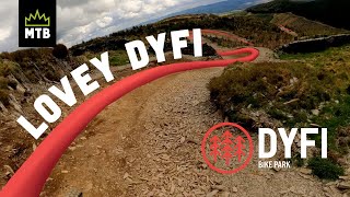 FULL RUN of LOVEY DYFI  New red trail at the Athertons Dyfi Bike Park [upl. by Rockwell]