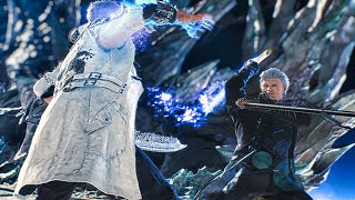 Devil May Cry 5  Nero Vs Vergil All Devil Bringer Grabs amp Busters [upl. by Yoshi]