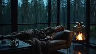 Rain Sounds For Sleeping  99 Instantly Fall Asleep With Rain Sound outside the window At Night [upl. by Adamok160]