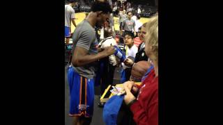 Hasheem Thabeet signing autographs in Sa [upl. by Maurita733]