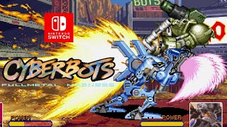 Cyberbots Full Metal Madness playthrough Nintendo Switch 1CC [upl. by Randolph497]