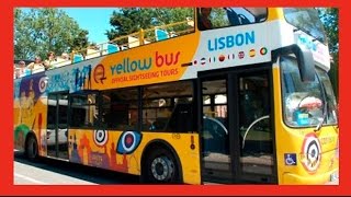 Passeio de ônibus pelos pontos turísticos em LISBOA [upl. by Kram]