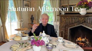 VLOG Autumn Afternoon Tea  Gingersnap Cookies Recipe [upl. by Aryk]