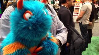 NY Toy Fair 2013  Folkmanis Puppet [upl. by Ethbin]