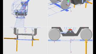 SIMPACK Multibody Simulation MBS  Rail  Railway vehicle [upl. by Ellehcer]