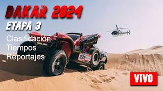 Acción intensa en el Dakar 2024  Etapa 3 transmitida en vivo [upl. by Akiem]