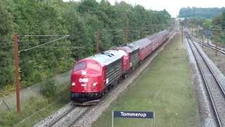 DB Schenker MZ 1456 DSB MY 1159 MY 1135 og MZ 1401 mellem Odense og Tommerup d 69 2014 [upl. by Eive]