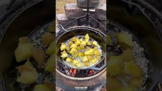 Pan Seared Steak with Crispy Potatoes Recipe  Over The Fire Cooking by Derek Wolf [upl. by Judenberg606]