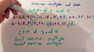 LCM and Common Multiples  Corbettmaths [upl. by Nnazus]