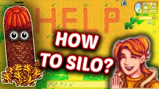 Stardew Valley SILOS how to QUICK guide [upl. by Aiceled944]