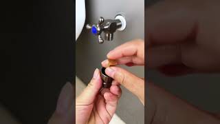 Washing machine faucet installation water stop rod water stop needle [upl. by Ardnahcal521]