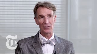 Bill Nye the Science Guy vs Climate Change and Evolution Deniers  The New York Times [upl. by Ordnagela739]