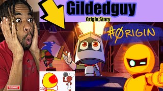 Gildedguy Gets Up  Origin Story 0 amp 1 Full Animation REACTION  gildedguy [upl. by Einaffyt]