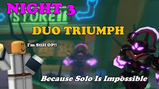 NIGHT 3 DUO TRIUMPH SOLAR ECLIPSE EVENT  Tower Defense Simulator [upl. by Aklam68]