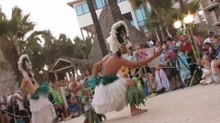 Polynesian Dance and Fire Show Holiday Inn Resort  Panama CIty Beach FL [upl. by Innus]