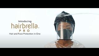 Hairbrella Pro Rain Hat  Face Shield [upl. by Enilraep]