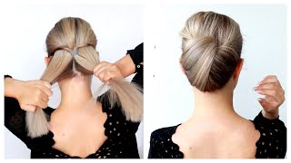 😱 EASY DIY UPDO 😱 Wedding Prom Updo Hair Tutorial by Another Braid shorts [upl. by Eilzel652]