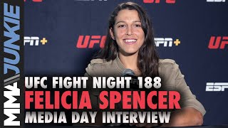 Felicia Spencer reflects on Amanda Nunes loss  UFC Fight Night 188 [upl. by Sifan]