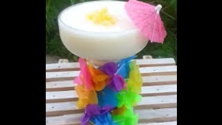 How to make a Virgin Nonalcoholic Pina Colada smoothie  99 CENTS ONLY store recipe [upl. by Ennasor296]