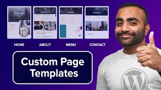 3 Easy Ways to Create Custom Page Templates in WordPress [upl. by Aleirbag]