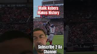 Breaking News NY Giants Rookie WR Malik Nabers makes History nygiants [upl. by Atikam]