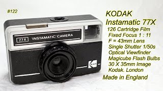 KODAK Instamatic 77X 1977 [upl. by Poland308]