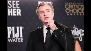 Christopher Nolan wins quotBest Directorquot for quotOppenheimerquot at the 29th annual Critics Choice Awards [upl. by Nulubez]