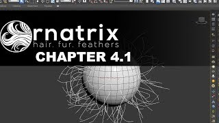 Ornatrix3ds max Episode 41 First part review of Ox Hair from Guides modifier [upl. by Alrac]