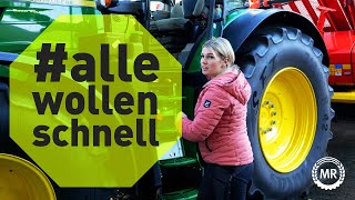 Könntest Du rechtzeitig bremsen  TraktorChallenge mit Theresa Diesel 33 [upl. by Epul]