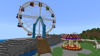 minecraft amusement park for beginners [upl. by Lundeen]