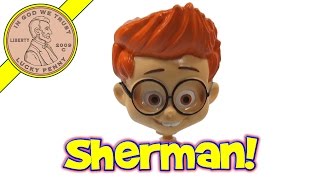 Mr Peabody amp Sherman Movie 1 Sherman Bobble Head  2014 McDonalds Happy Meal Toy Review [upl. by Cutcheon]