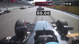 Fernando Alonso Amazing race Start Sotchi 2016 [upl. by Nauht972]