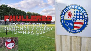 FA Cup Extra preliminary round replay AFC Rushden amp Diamonds v Corby Town full penalty shootout [upl. by Josler]