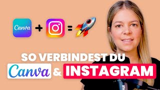 Instagram Content mit CANVA erstellen 🤩 schnell amp einfach 🔥 Canva Tutorial deutsch 💻📲 [upl. by Cesar]