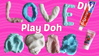 Como Hacer Plastilina PLAY DOH con Pasta de Dientes [upl. by Dew]