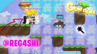 Growtopia  Reg4shi uses a CURSE WAND on me [upl. by Weitman991]