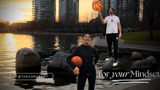 Vancouver Vlog  Bizimle Basketbol 🏀 English Bay David Lam Park 🇨🇦 [upl. by Akeemat329]