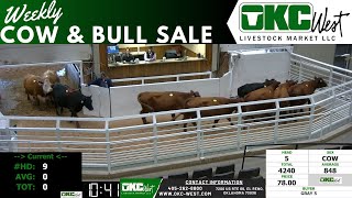 1222024  OKC West Weekly Cow amp Bull Auction [upl. by Belldame]