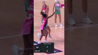 The smarts from Latanya Wilson  Suncorp Super Netball [upl. by Ennovyahs]