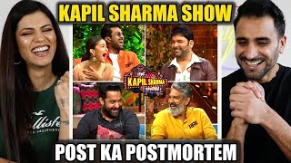 KAPIL SHARMA SHOW  RRR Team  Post Ka PostMortem  NTR Ram Charan Alia Bhatt Rajamouli REACTION [upl. by Galina462]