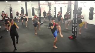 White Belt Grading K1 Kickboxing Beginners Class [upl. by Peper576]