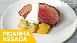 Picanha Assada ao Molho de Mostarda [upl. by Kenji243]