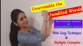 Unscramble The Jumbled Words with Easy Technique [upl. by Zoi]