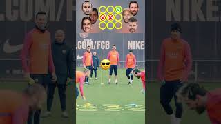 Messi Neymar Pique vs Iniesta Sergio Denis TicTacToe Challenge 😱 [upl. by Shirley]