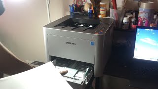 SetupInstallation of Samsung ProXpress Printer [upl. by Nehtanoj]