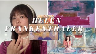 Helen Frankenthaler The Lyrical Artist Behind the Viral Pinterest Photo [upl. by Ahsemad490]